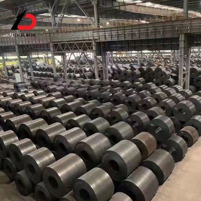 สายม้วนเหล็กหมุนร้อนสําหรับการก่อสร้าง 0.12-6.0 มม ความหนา 600-1500 มม ความกว้าง 3-8mt / สายม้วนเต็มความแข็ง ISO JIS ASTM AS EN GB