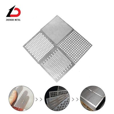 โรงงานขาย อลูมิเนียม/304 สแตนเลส แผ่นโลหะ perforated/ Mesh โลหะ perforated