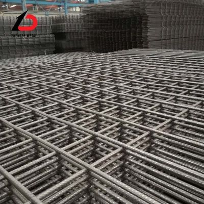 Z40 สายเหล็ก 7.6mm 8mm 10mm 12mm Rebar เหล็ก deformed Mesh คอนกรีตเสริมเหล็ก welded Rebar / สาย Mesh 200X200mm