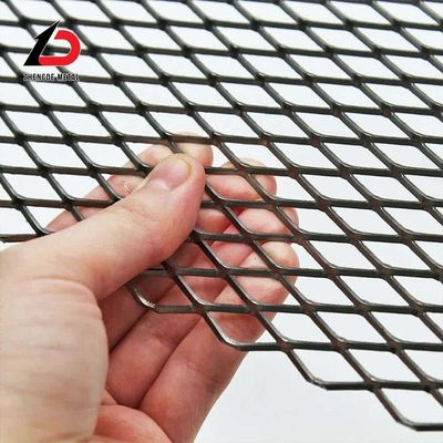 ความแข็งแกร่งสูง ขยายสายไฟฟ้าโลหะ Mesh แผ่นโลหะเจาะ Diamond stretch